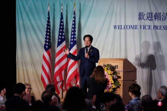 赖清德过境美国返台 逗留九小时没公开见政要