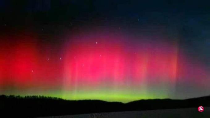 受地磁暴影响 中国北方多地出现极光