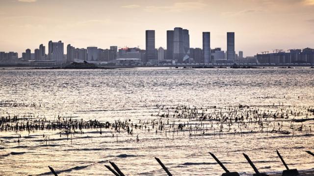 金门与厦门之间仅相距5公里