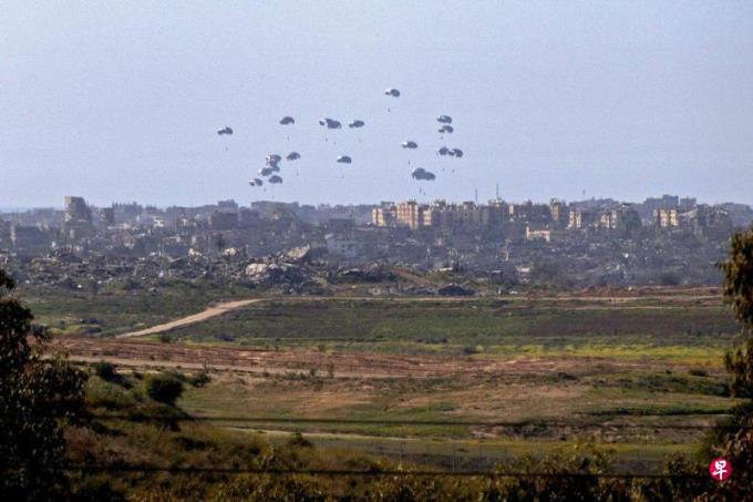 美中央司令部:美国和约旦再向加沙北部空投逾一万物资