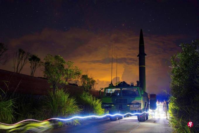 台国防部首次通报大陆火箭军多批试射 分析:向对岸展示台军侦察能力