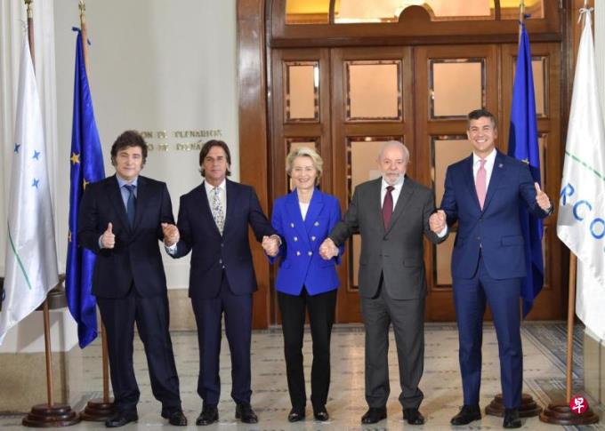 欧盟不顾马克龙强烈反对 与南方共同市场达成贸易协定