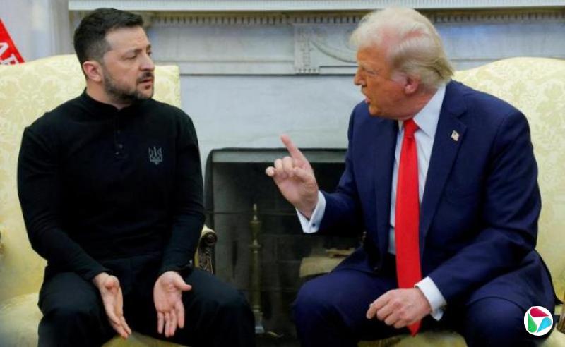 特朗普与泽连斯基在白宫激烈争吵 联合记者会取消