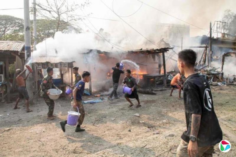 缅军空袭农村造成至少12死