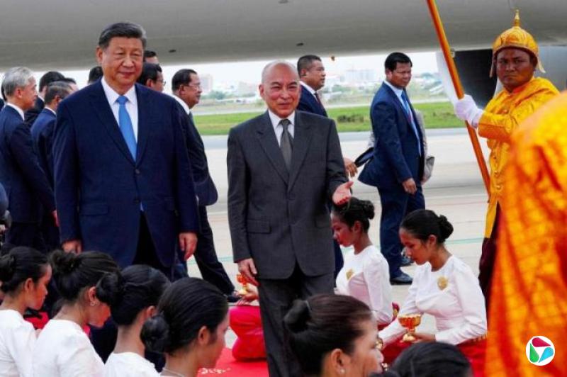 习近平:中国视柬埔寨为周边外交重点方向