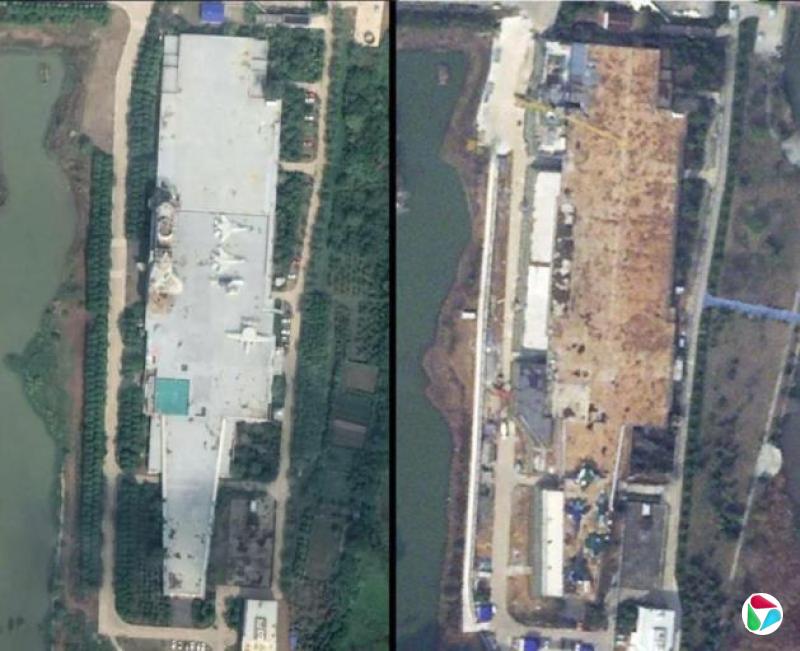 美媒:武汉航母楼扩建 或为研制下一代航母做准备