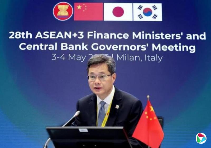 中国财长呼吁亚细安和日韩坚持多边主义和自由贸易