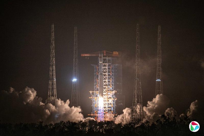 中国的长征八号运载火箭在3月份将18颗卫星送入近地轨道。