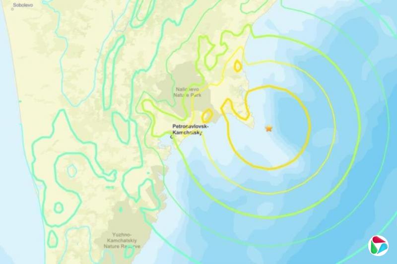 俄堪察加半岛海域发生7.4级地震