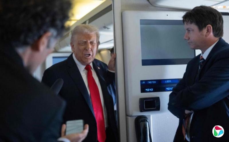 与特朗普专机空中险遇 纽约空管怒斥精神航空客机