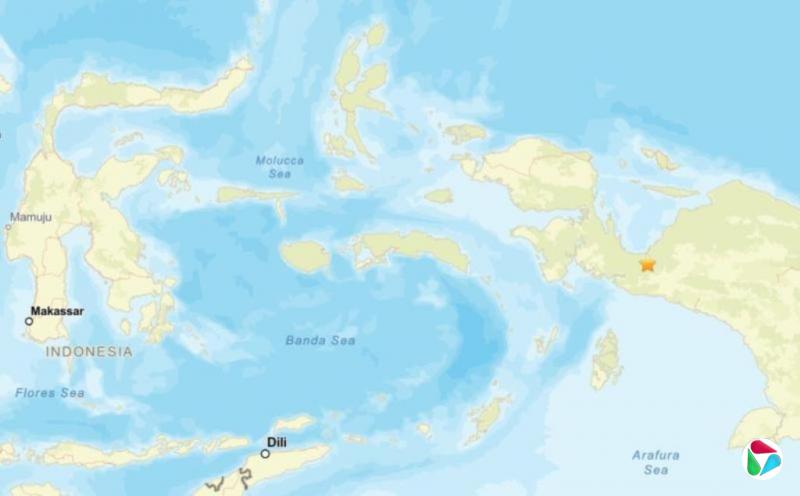 印度尼西亚东部发生6.1级地震