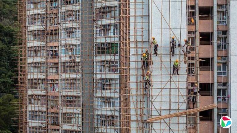 中国大陆在2021已明确禁止使用竹棚架,目前仅剩港澳仍然使用竹棚架。