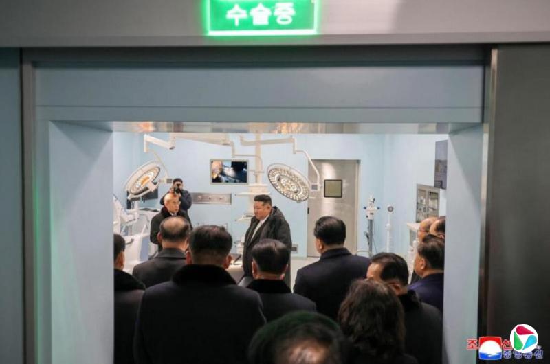朝鲜第二家地方医院竣工 金正恩表示满意