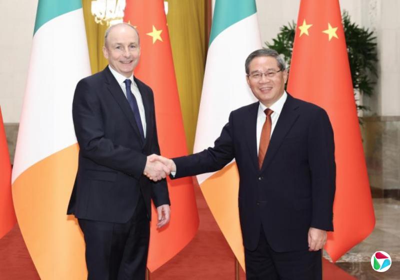 爱尔兰今年任欧盟轮值主席国 李强吁积极促进中欧合作