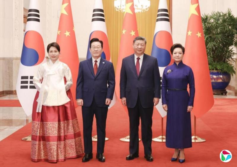 韩媒:习近平向李在明赠送彭丽媛歌曲CD