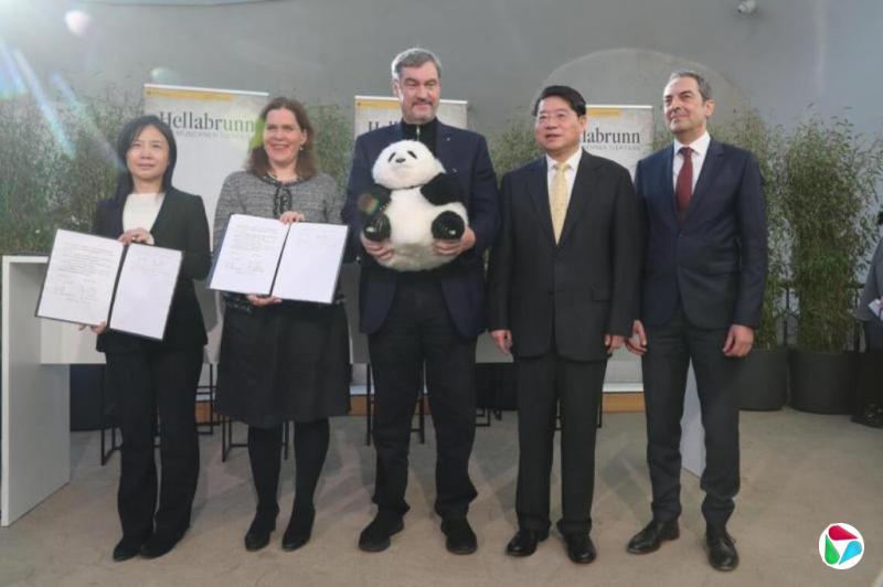 德国慕尼黑将迎来两只大熊猫