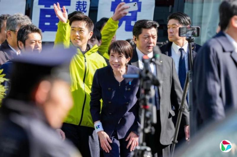 民调显示高市领导自民党有望取得压倒性胜利