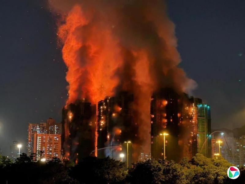 港大火未启紧急警示系统 港府:地区性事故不启动全港警报