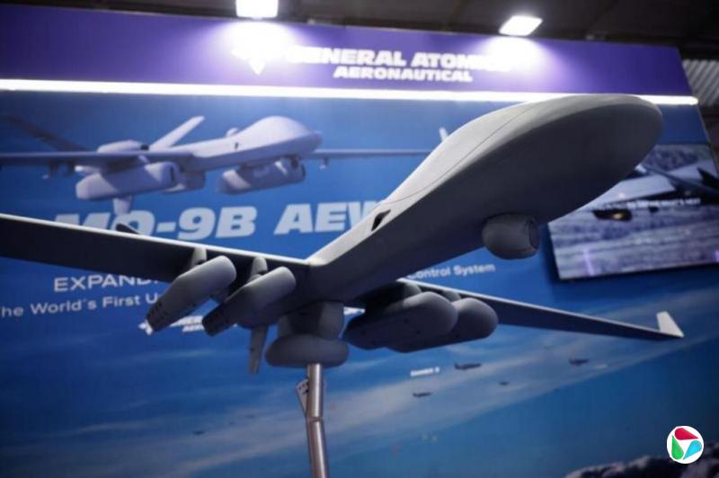 台防长:MQ-9B无人机预计今年第三季抵台