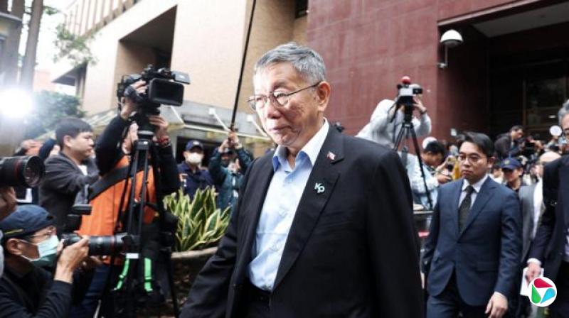 柯文哲步出台北地方法院