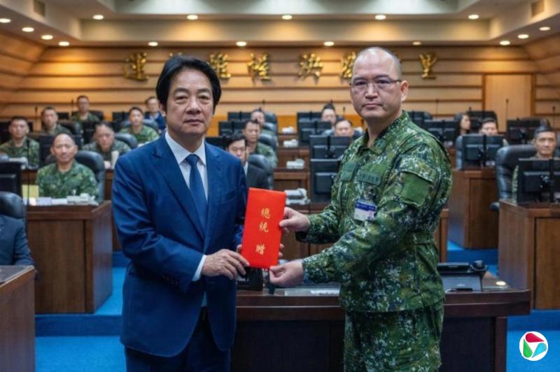 视导汉光兵推 赖清德:维持和平不靠一纸协议