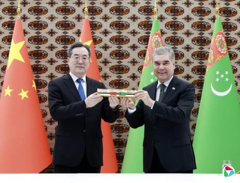 丁薛祥:天然气合作是中国和土库曼斯坦关系基石