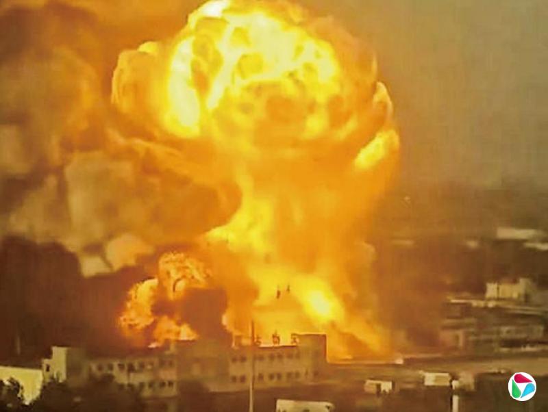 山东聊城化工厂大爆炸致三伤 火球腾空方圆数里停电