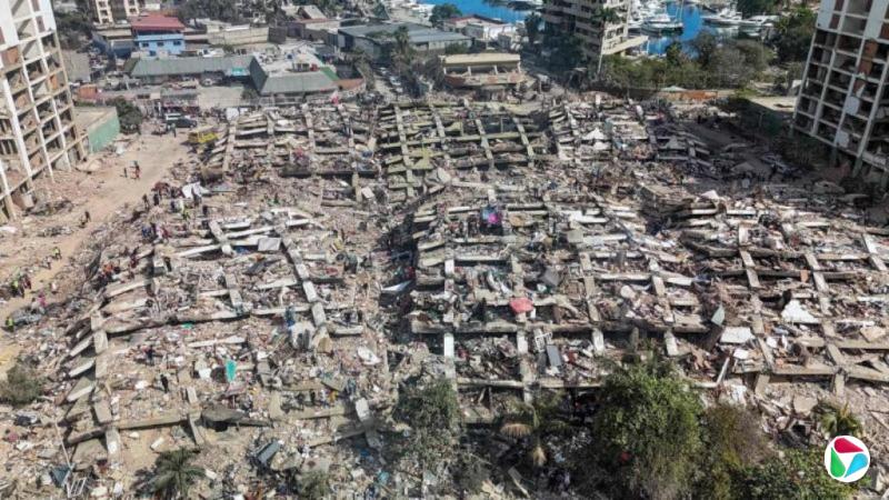 委内瑞拉地震死亡人数近1500人 一对父子四天后获救