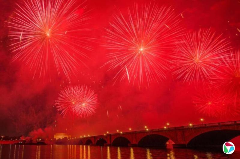 美国独立日烟花使华盛顿特区顿成全球最污染城市