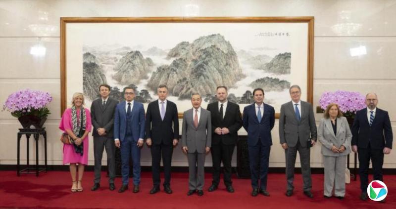王毅吁中欧避免经贸问题政治化 推动贸易实现动态平衡
