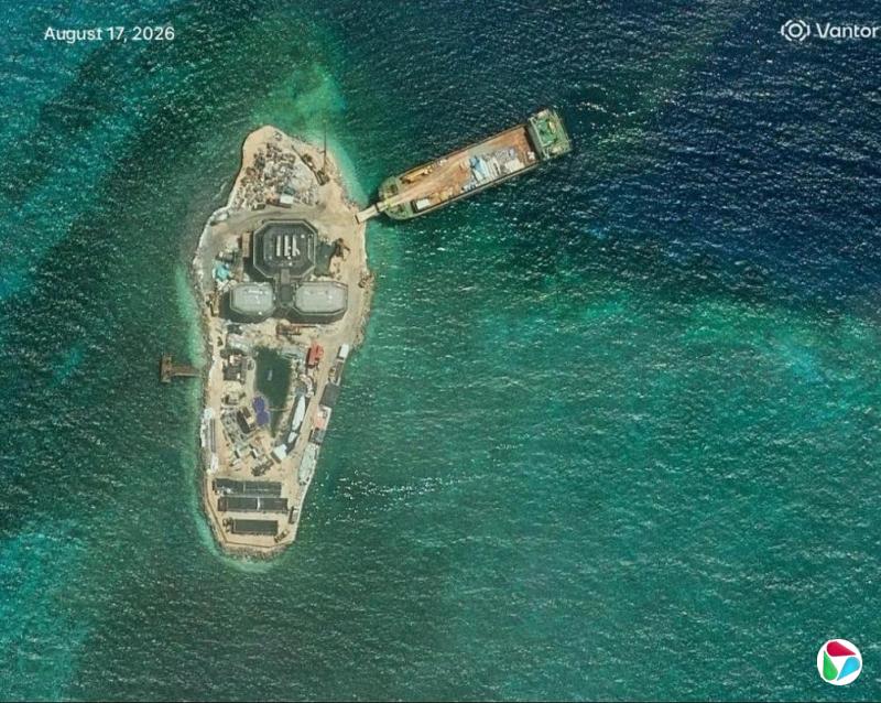 中国加速推进南中国海建设 岛礁出现新设施