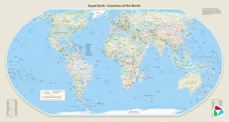 联合国支持展现非洲真实大小地图 美国唯一投反对票