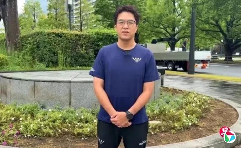东京街头穿防弹背心跑步 沈伯洋称因被中国大陆通缉