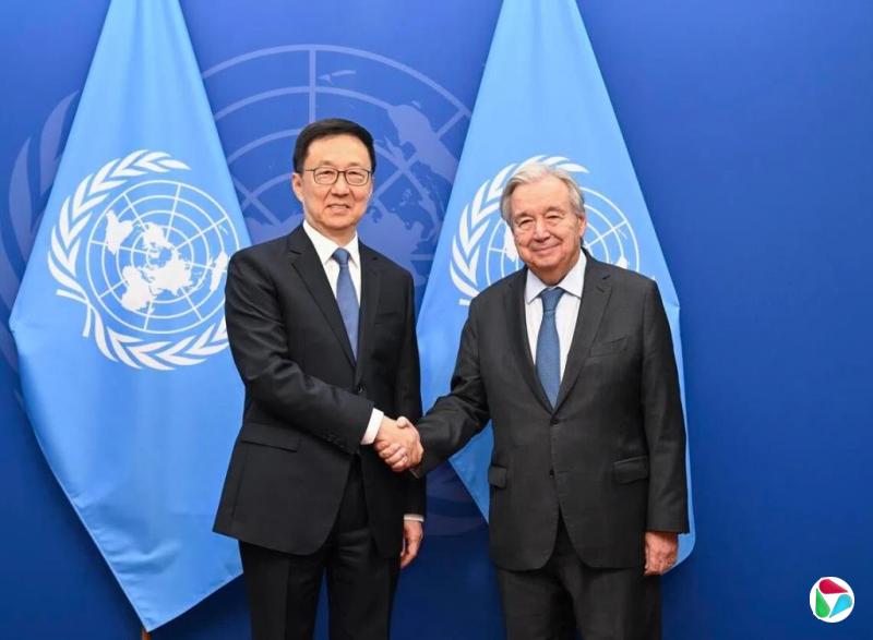 韩正:中国将积极推进自身理念倡议同联合国议程对接