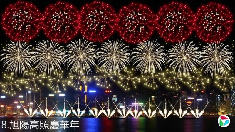 23分钟国庆烟花汇演星期四维港登场