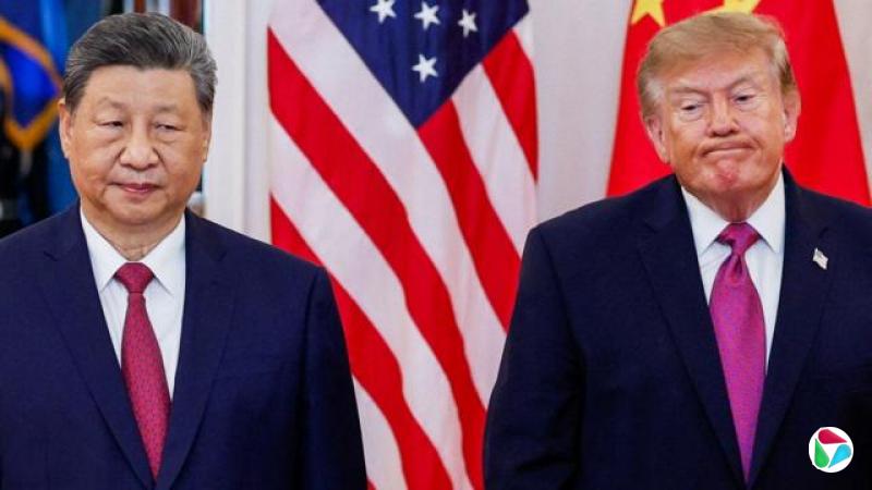 美国白宫内特朗普(右)与(左)出席欢迎仪式(24/9/2026)