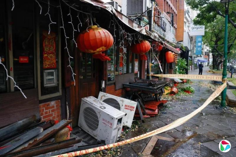 台风“蔷琵”掠过台湾造成一死527伤